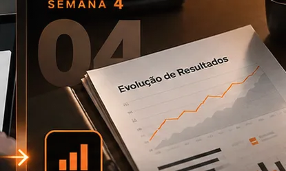 Análise de resultados em relatório